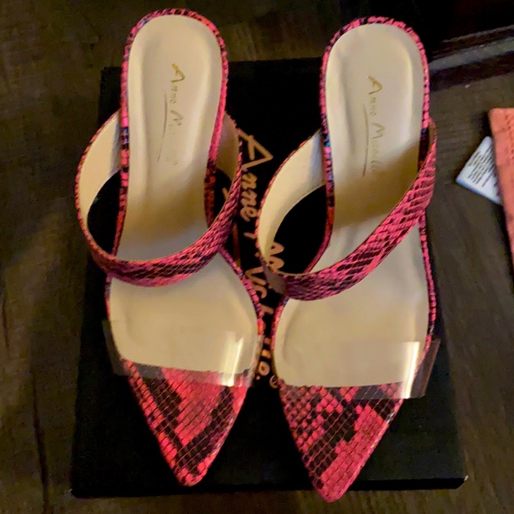 Anne Mitchell pink heels